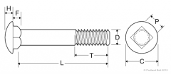 Carriage Bolts | Marine Construction Bolts